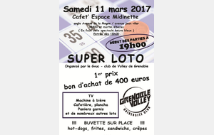 2ème LOTO du GVUC