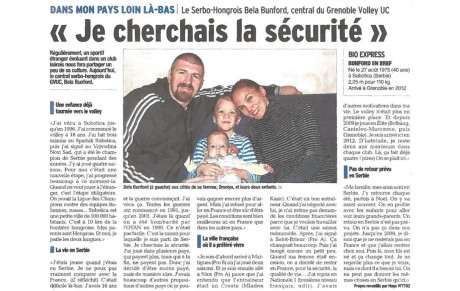 Elite M : Article Dauphiné Libéré 11/05/16