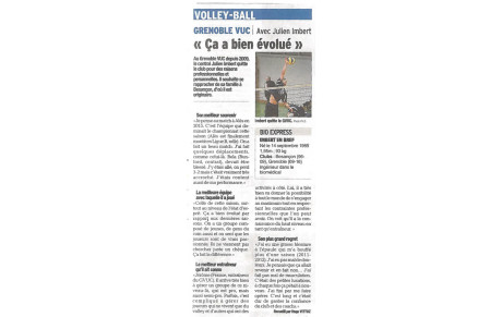 Elite M : Article Dauphiné Libéré 19/05/16